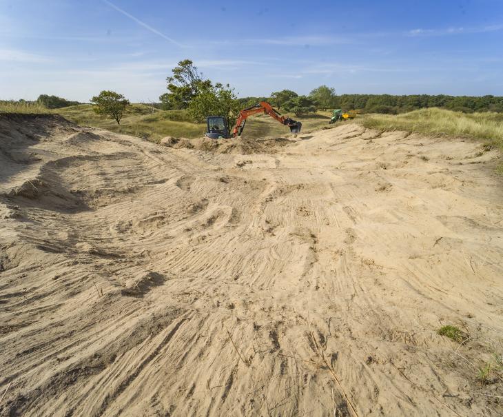 Stuifkuilen in het zuiden